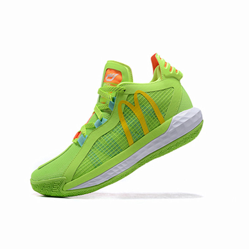 耐尅联名利拉德6彩虹马超撕裂之城麦当劳季后赛dame7篮球鞋利6珊瑚粉