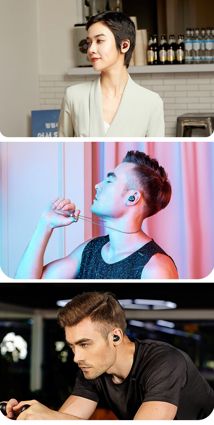 jbljblt280twsx真无线蓝牙耳机入耳式麦克风通话降噪音乐运动耳机