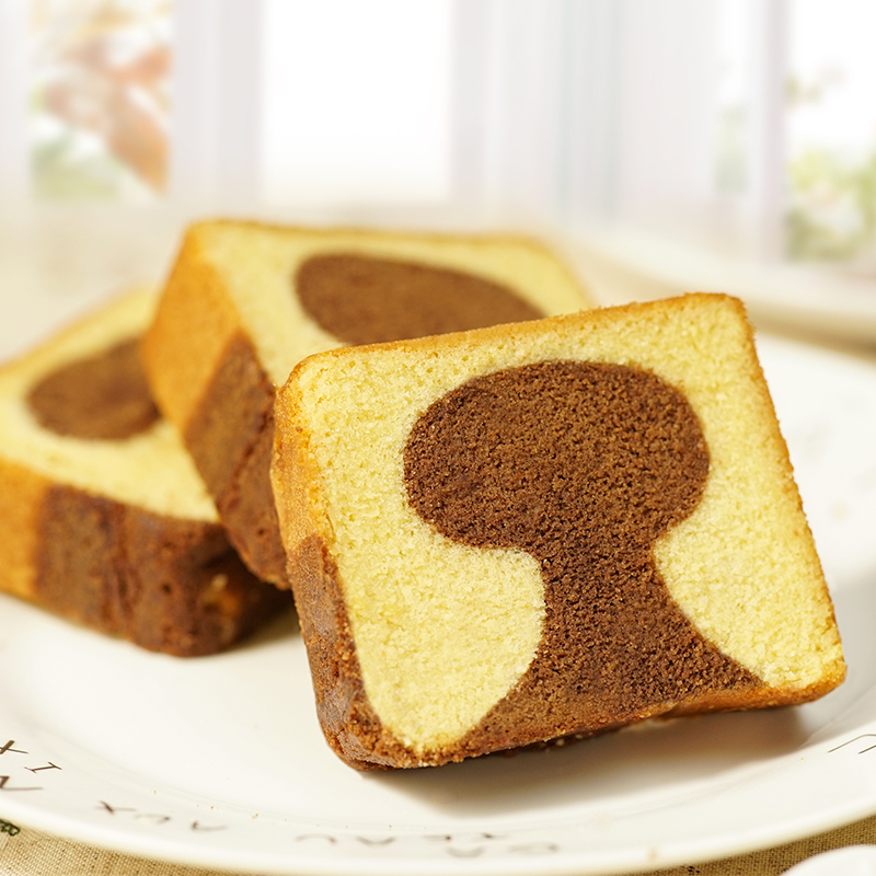 宾堡百芬蛋糕切片135g袋小水果甜品营养巧克力西式糕点心早餐零食 百