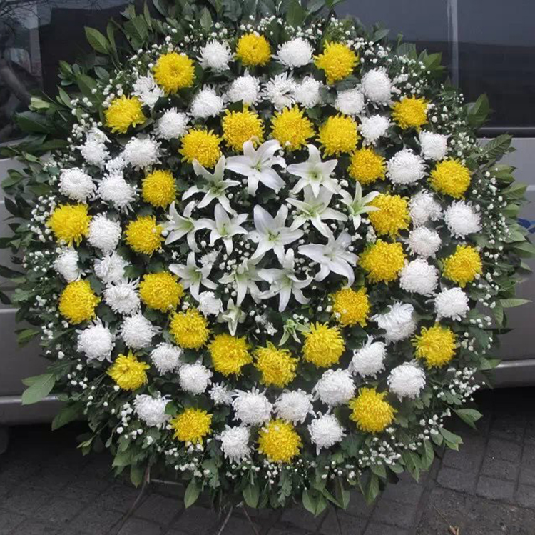 节黄白菊花祭奠哀悼沈阳烟台北京上海广州深圳西安成都 花束-款式9