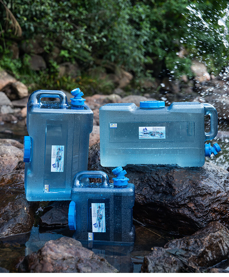 户外水桶家用储水用纯净水桶车载自驾游带龙头储水桶罐塑料储水箱8l