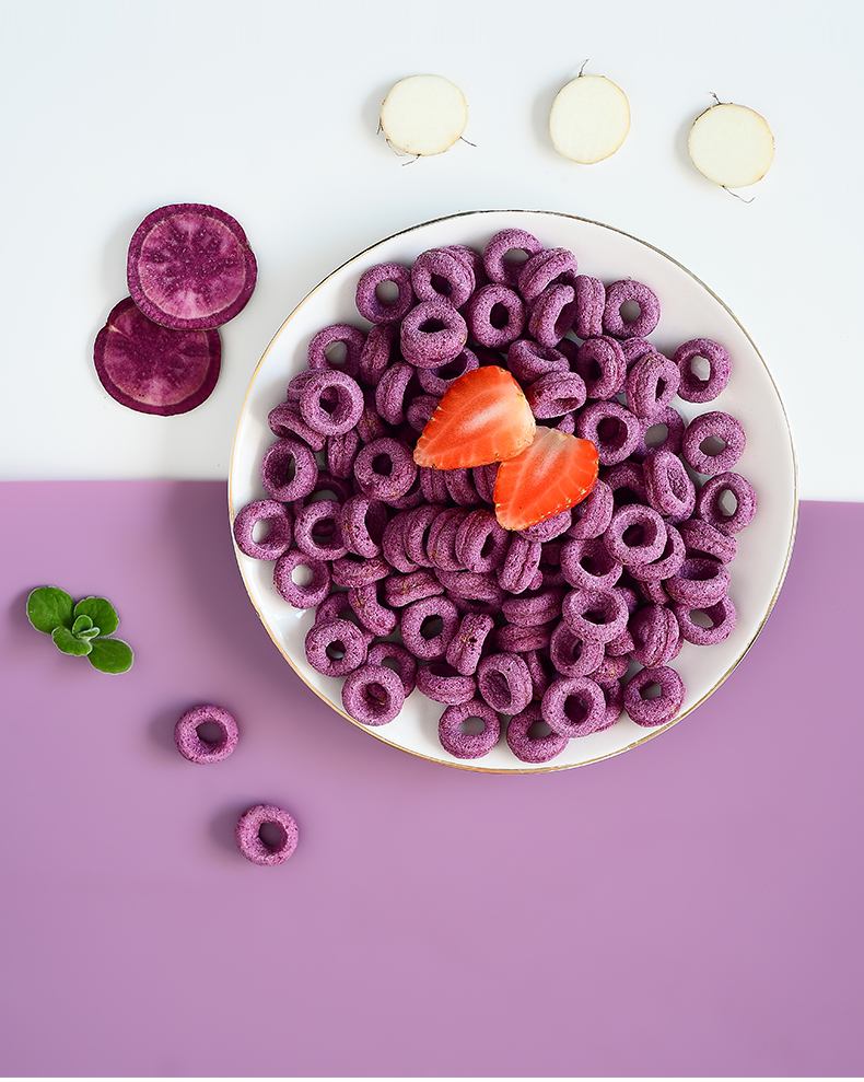 即食谷物圈麦圈200g燕麦片轻食无油糖0脂零食早餐食品粗粮代餐 袋装