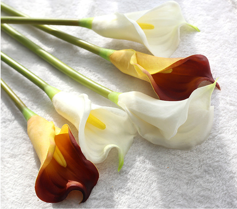 花艺赫 大号马蹄莲假花仿真花束 客厅餐桌装饰花瓶插花塑料花绢花干花