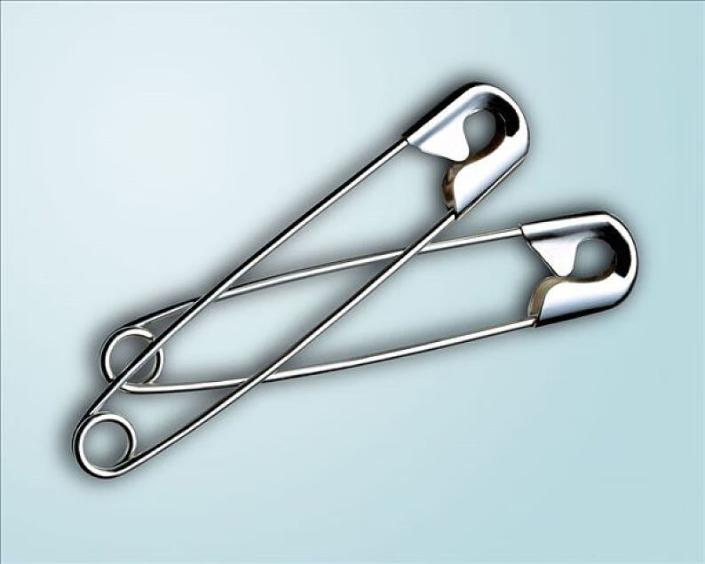 墨蜀安全别针简易保险胸针扣针锁针曲别针大小号回形针老式经典别针扣