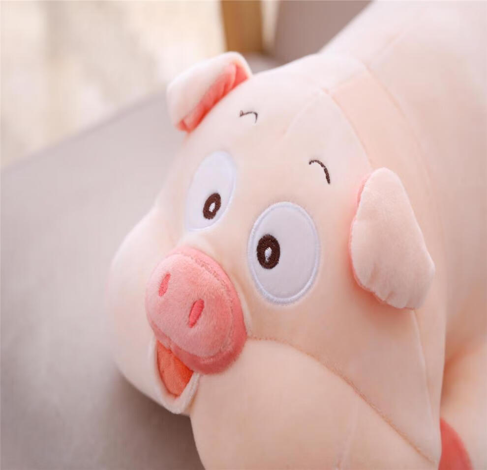 可爱皮格猪趴趴猪公仔毛绒玩具女孩猪猪玩偶布娃娃女生睡觉抱枕超软