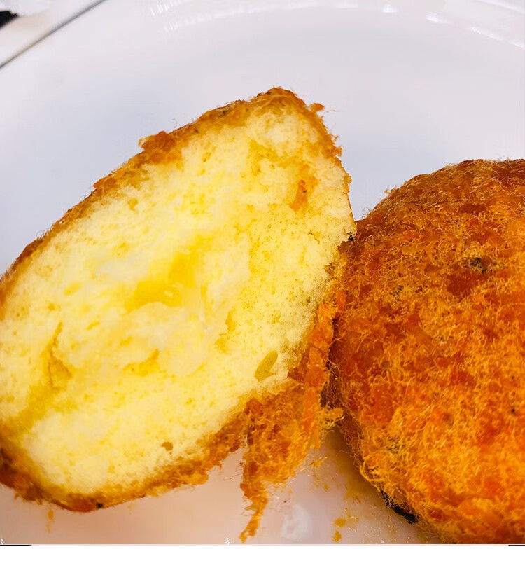 小贝肉松海苔蛋糕儿童营养早餐面包网红食品宵夜点心休闲小吃 0g 友臣