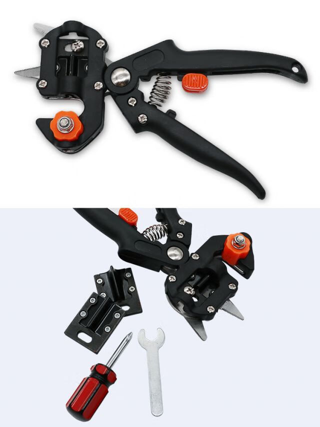 嫁接刀嫁接器修枝剪苗木嫁接机果树嫁接剪嫁接工具纸卡装嫁接机1个膜