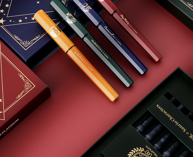 platinum白金小流星轻甜系列2020新色学生钢笔铱金笔pq-200 蜜瓜绿 明