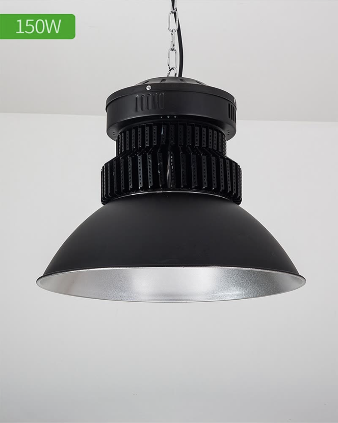 黑色led工矿灯厂房灯大功率仓库车间工厂超亮体育场照明吊灯 ort-黑色