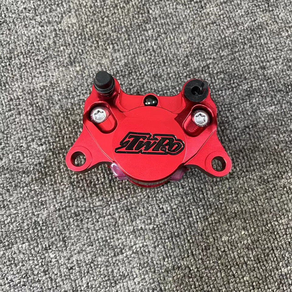 布雷博twpo婆小螃蟹卡钳电动车鼓后刹改碟刹一套鼓改碟小龟王紫色卡钳