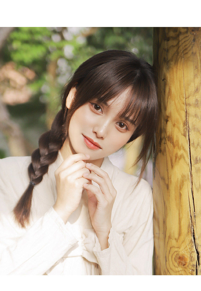 全真发小千代刘海假发网红发际线假发超薄空气刘海假发片假刘海女浅