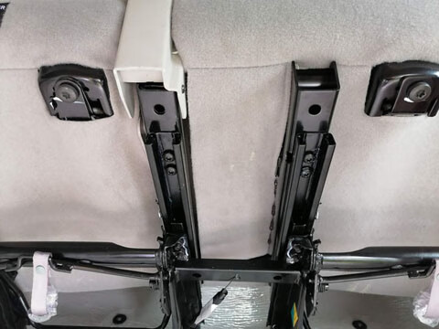 别克gl8中排座椅滑道专用gl8陆尊28tes653t652t25s三排滑轨滑道改装