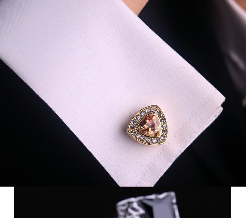 妙微熊男士西服法式袖扣袖钉袖口扣衬衫结婚新郎男女款婚礼西装衬衣