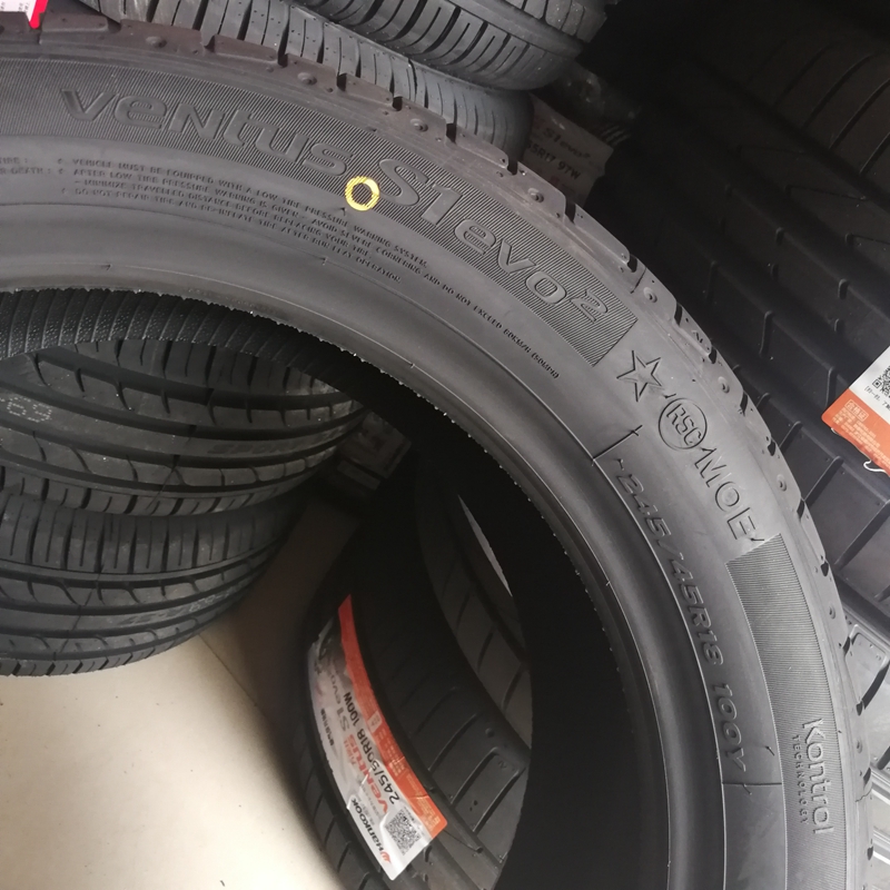 moe带星适配奔驰e级 宝马5系 韩泰245/45r18 k117 不防爆 防爆胎