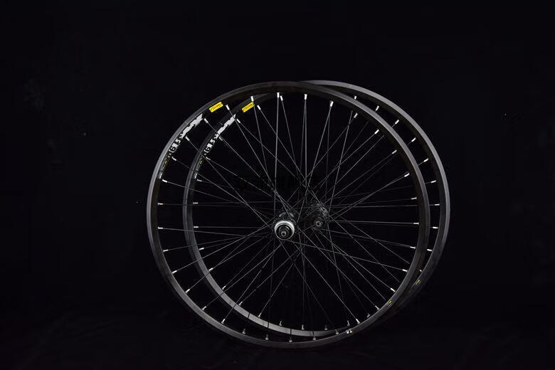 【闪电发货】26寸自行车后轮总成自编轮组轮组m475花鼓 自行车轮组26