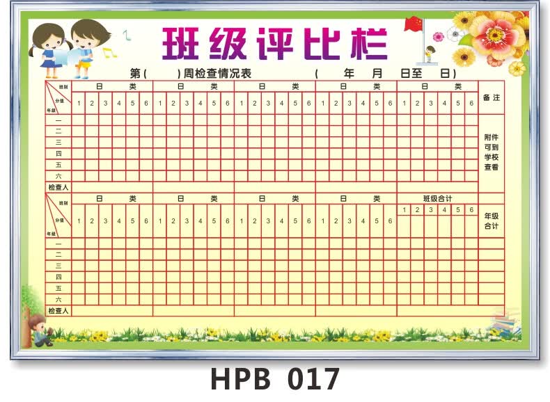 小学班文化评比栏墙贴竞赛栏可擦写幼儿园小组积分表教室装饰小红花