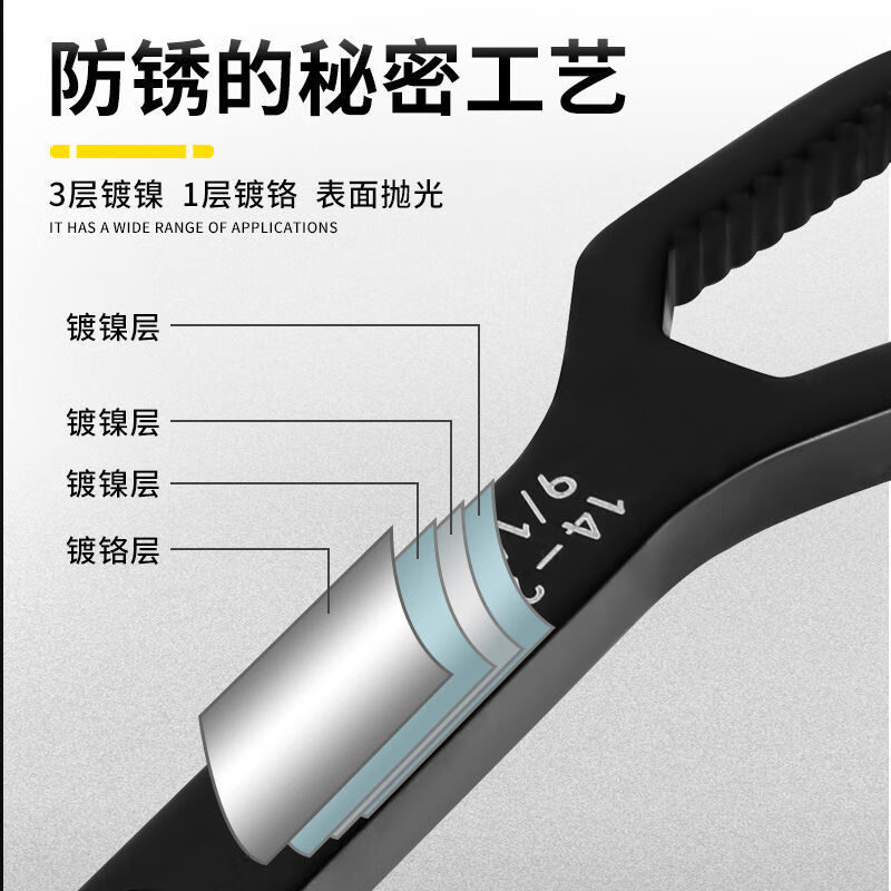 多功能梅花扳手多用可调活动扳手双头自紧眼镜扳子异形可家用促销款多