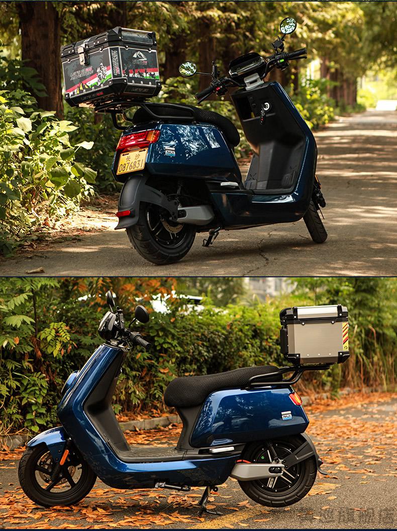 牛n1s后备箱小牛nqi电动车n1s摩托车铝合金m 尾箱大容量防水储物箱 36
