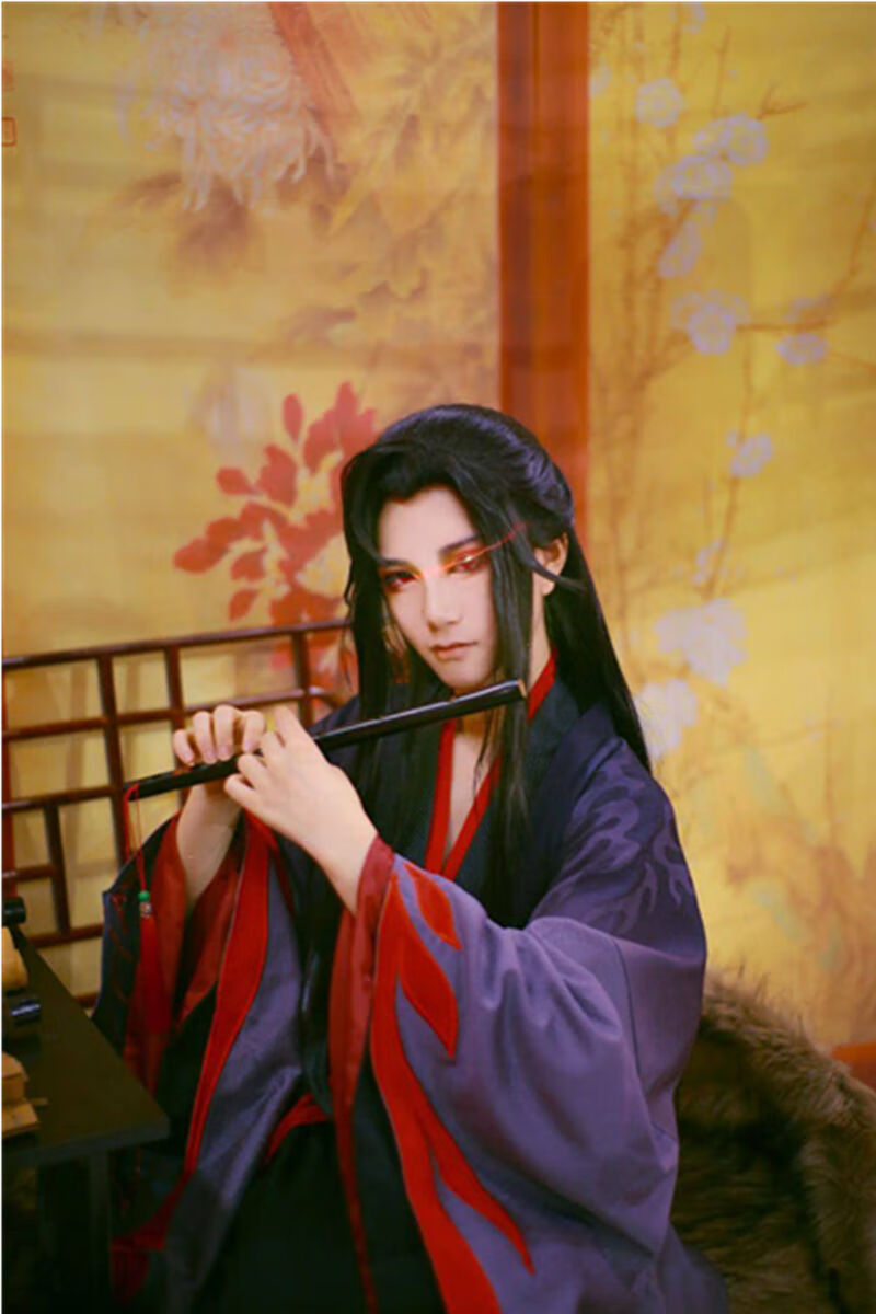 夷陵老祖 成年蓝忘机cosy 魏无羡cos服全装 单买老祖衣服【 发带 魔道