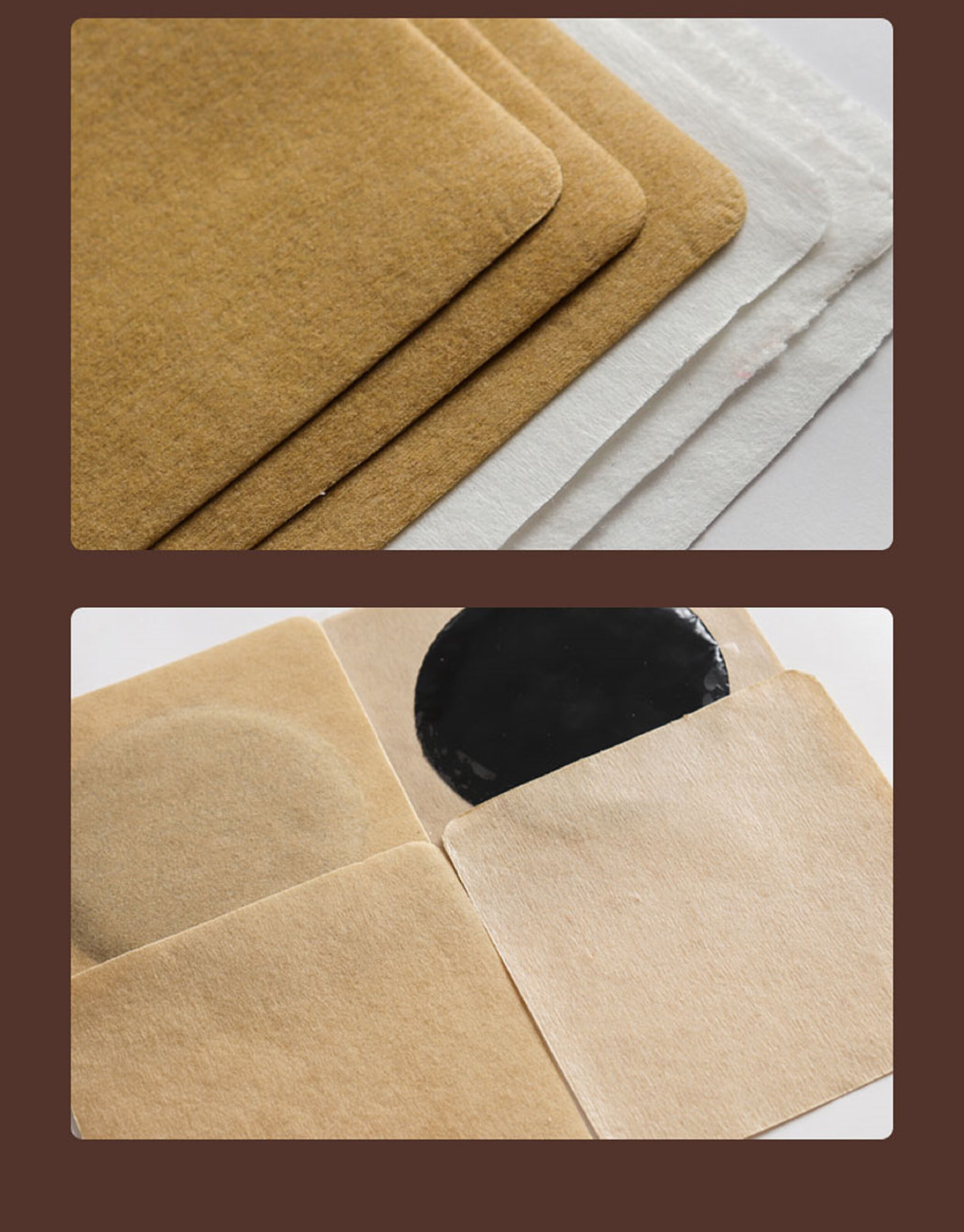 无纺布老式传统手工黑膏药布防过敏防渗漏复合纯棉布空白带膜布贴新型