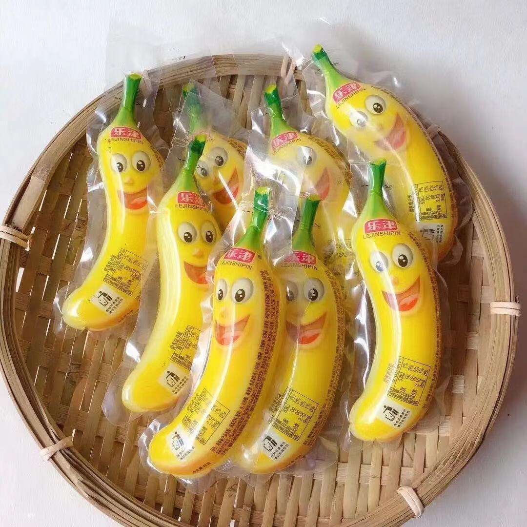 吸吸果冻1斤/5斤水果动物造型果肉布丁儿童休闲零食整箱散装 香蕉 5斤