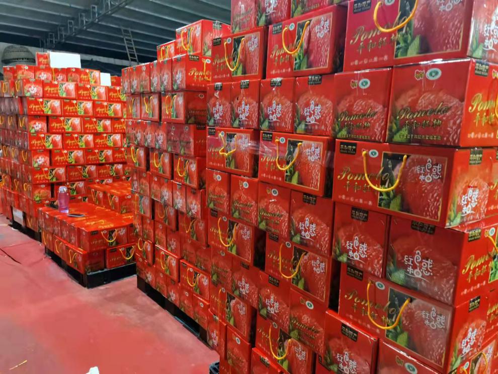 红肉蜜柚 红柚三红官溪琯溪红心柚 礼盒中秋柚子 精品红柚礼盒2个装