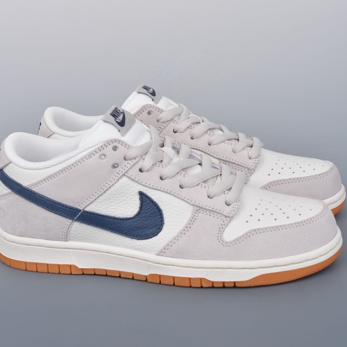 纯原版sb dunk low 元年复刻 灰蓝 复古低帮板鞋 男女同款 磨aj 限定