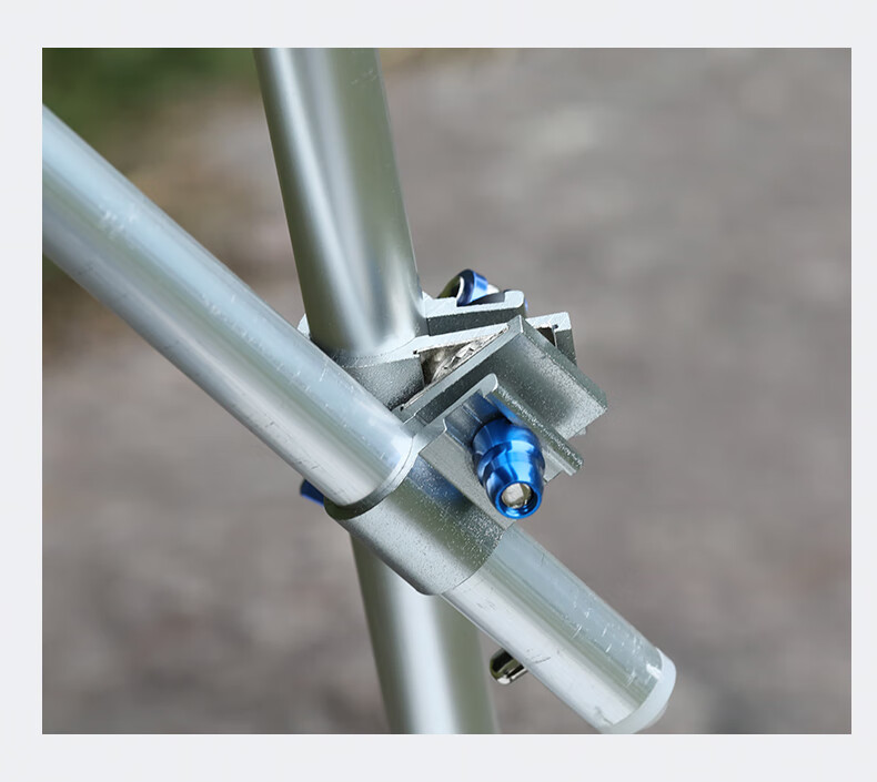 钓伞万向转接器金属铝合金伞杆连接360度转向调节器钓鱼伞配件 钓伞