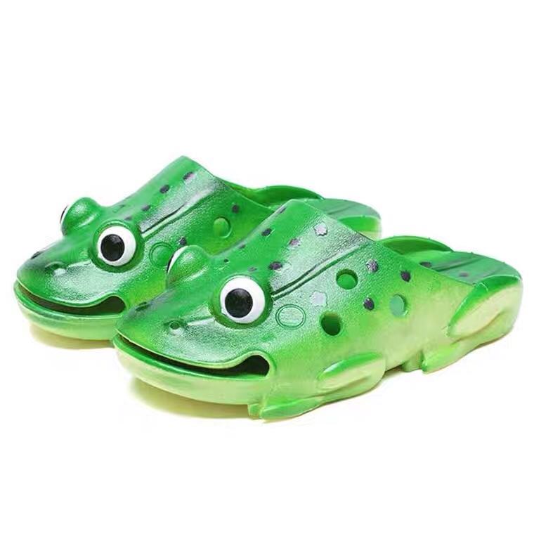 搞怪拖鞋夏天男士个性潮流凉拖鞋鱼脚丫子搞笑男生士居外出超火绿色27