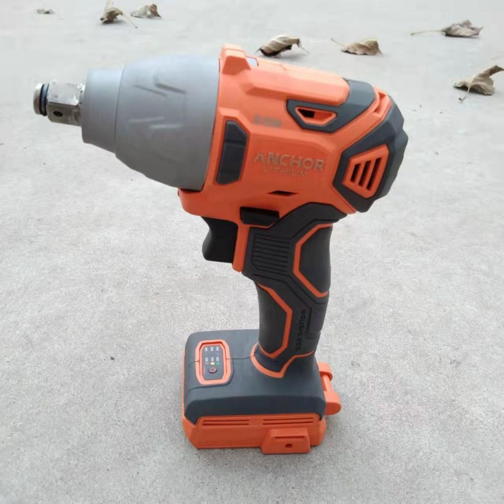 铁锚电动扳手锂电大扭力汽修无刷冲击电风炮充电式架子工板手套筒金