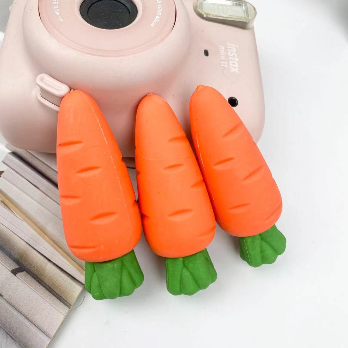 祥盈升 巨无霸创意水果橡皮擦可爱芒果草莓胡萝卜橡皮擦学生文具干净