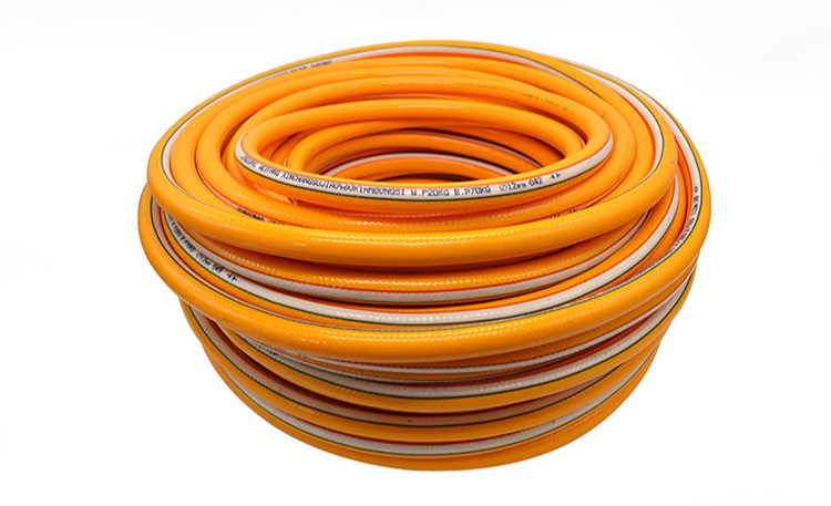 黄色橡胶橡塑水管 高压洗车 耐磨耐压耐晒 防爆管 三胶两线高压管