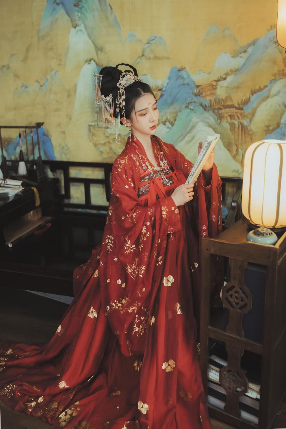 【逍遥客】原创汉服女齐胸襦裙烫金大袖衫秋冬中国风对襟日常现货579