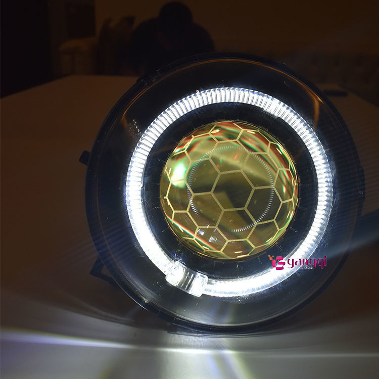 龟5大灯改装升级led双光透镜65w带风扇散热秒起app可调恶魔眼65wled