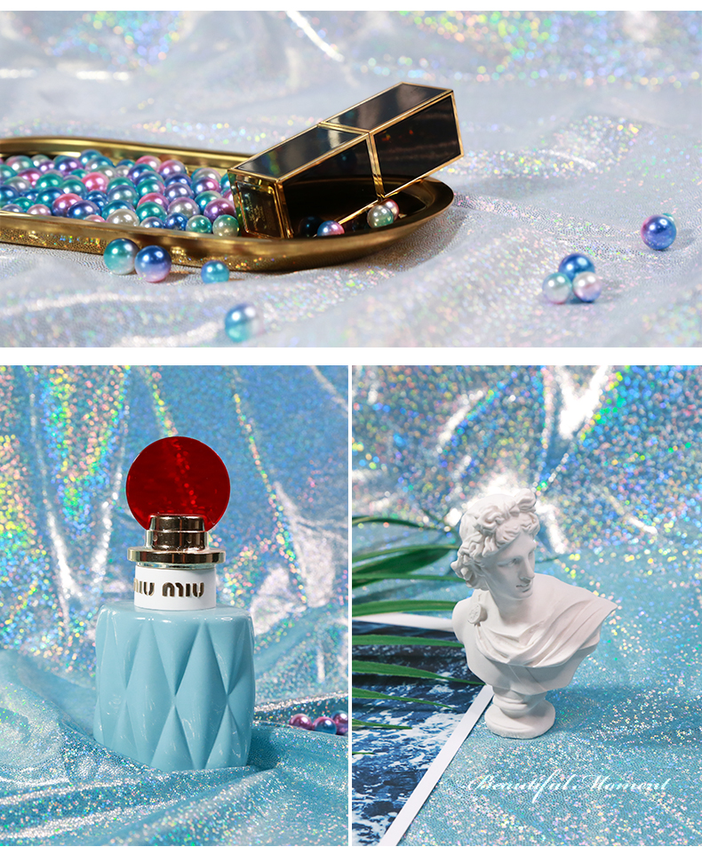 moyogv 直播拍照背景布美甲拍照拍摄道具网红卧室ins风装饰星空星星纱