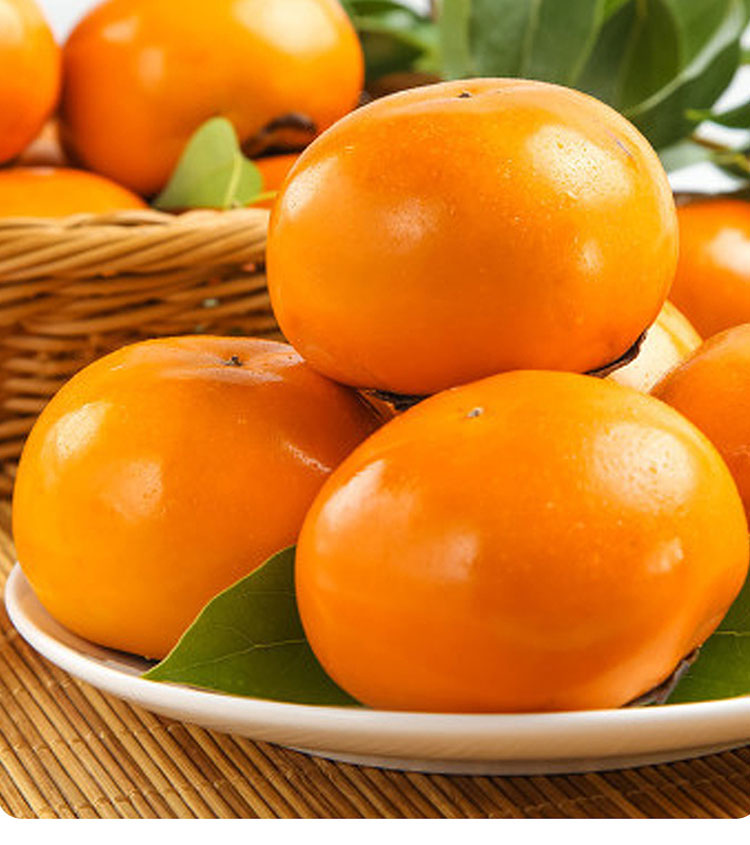 2021甜脆柿新鲜硬柿子新鲜脆柿子火晶脆柿水果整箱当季甜脆柿10斤精选