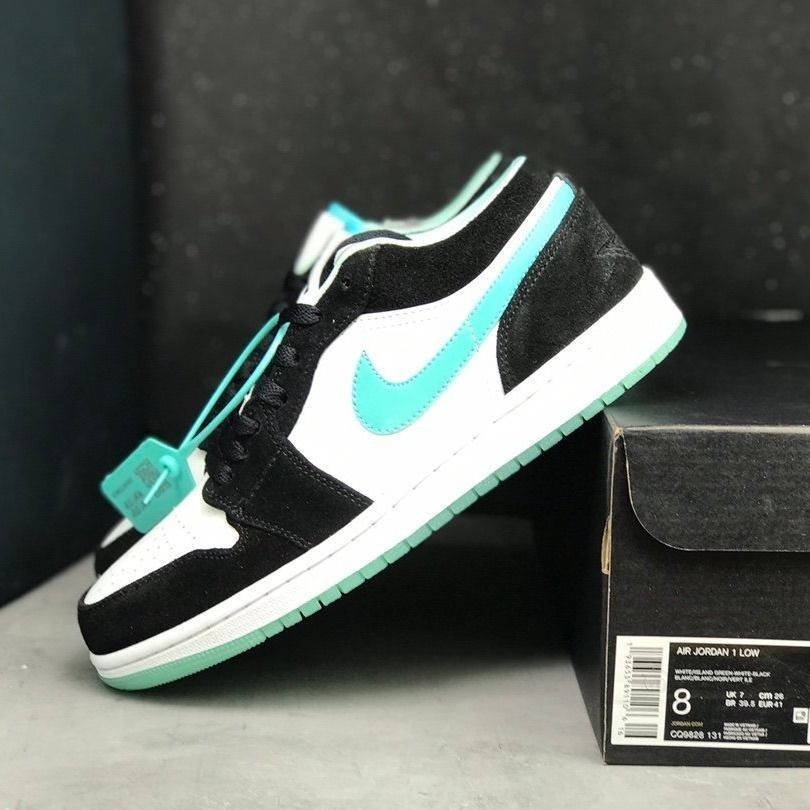 aj男女鞋旗舰官官方新同款女鞋低帮鞋日系男鞋学生 aj低帮蓝白午夜 偏