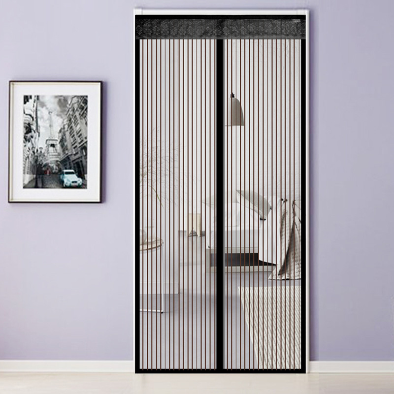 纱窗贴魔术贴防蚊门帘夏季静音磁性自吸加密纱门家用卧室隔断纱窗免