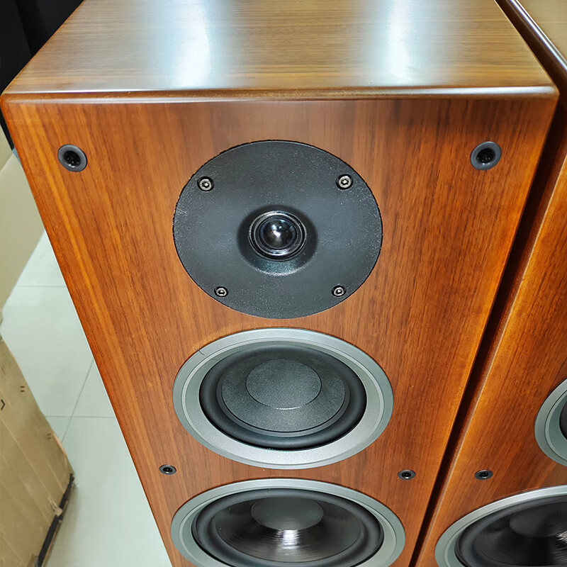 英国原装进口三分频落地音箱家庭影院双8寸发烧hifi木质音响汽车 两只