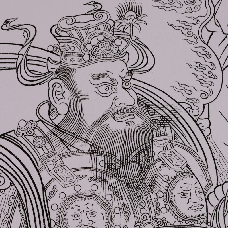 永乐宫壁画线描精品集宗教佛教佛像白描画绘画画集册书籍江苏凤凰美术