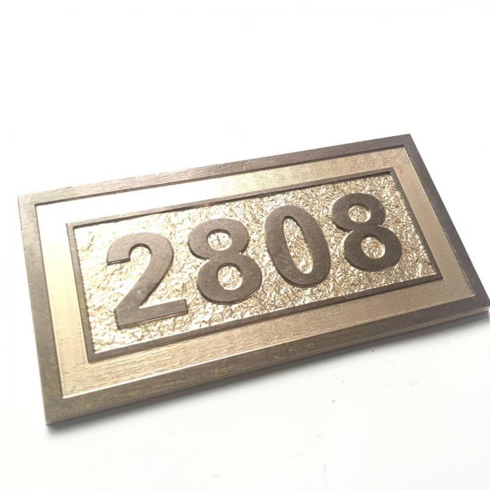 汤臣一品门牌 门牌号码牌家用别墅创意铜铝合金仿古定做住宅北欧式