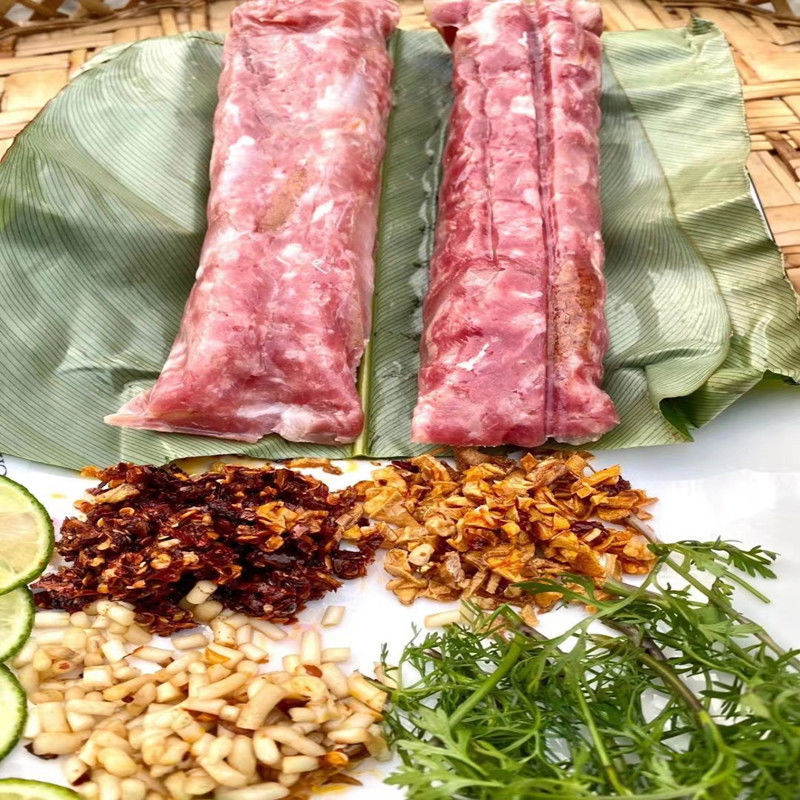 傣族叶子酸肉云南临沧特产耿马傣味纯手工凉拌小吃下饭菜 新包装3条