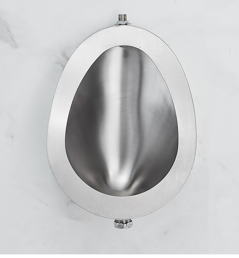 同款304不锈钢小便斗挂墙式小便器男士感应小便池酒吧厕所小便槽 8301