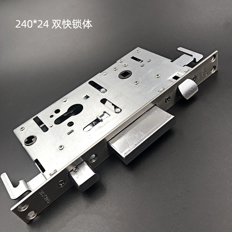 万嘉门锁 万嘉防盗门锁体单活双不锈钢圆柱锁体wanjia防盗门锁具通用