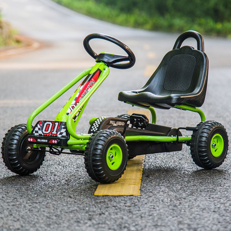 迪士尼小孩子好宝宝玩的卡丁车儿童电动车四轮脚踏车3-10岁男女童车