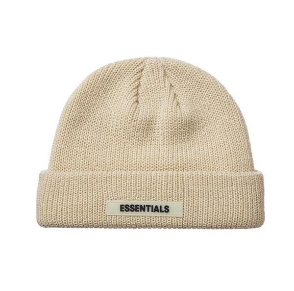 essentials复线潮牌针织毛线帽高街情侣瓜皮帽通用通用百搭fog冷帽子