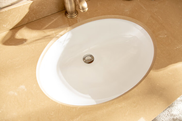 新中式橡木大理石卫生间卫浴现代简约洗手洗漱台盆落地浴室柜组合 80