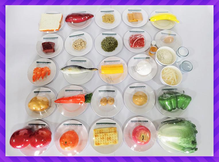 中国居民平衡营养指导仿真金字塔交换份通用版膳食食物模型不含宝塔