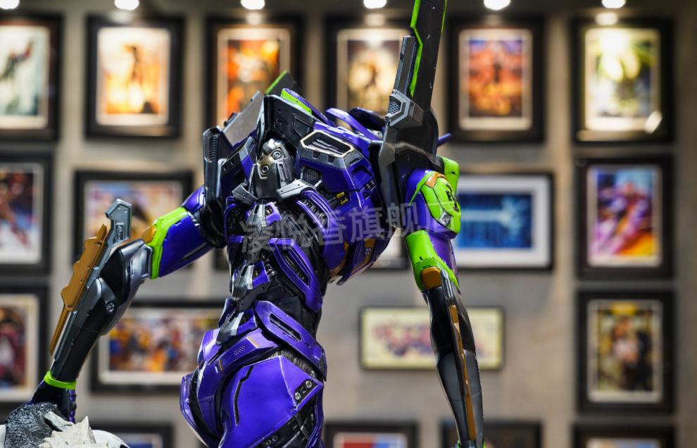【京闪配送】yygk 新世纪福音战士 eva 初号机 p1s 概念版 手办雕像