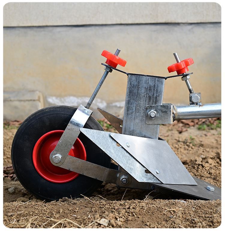 手拉犁翻地松土神器翻土家用微耕机开沟器开沟犁人工小型农用工具 多